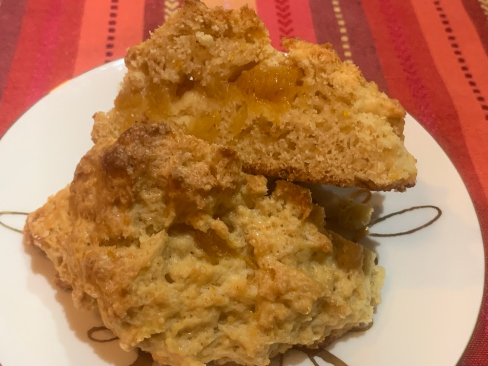 Orange Scone with Pineapple Preserves
