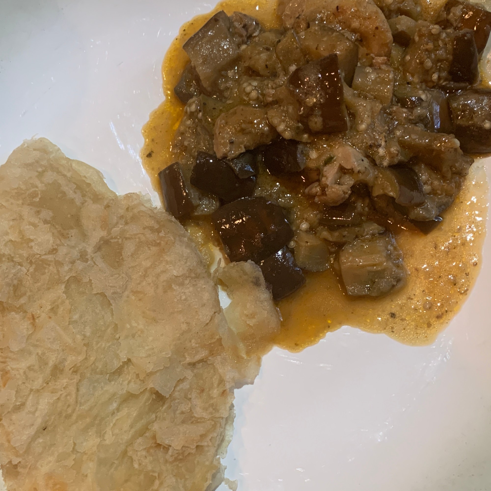 Eggplant in Coconut Milk